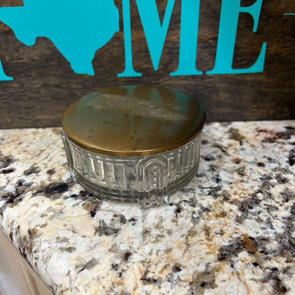 Vintage powder jar
